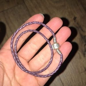 Pandora Double Braided Leath bracelet